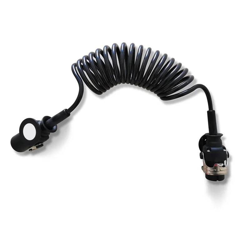 China Modern 15 Pin 25mm Electric Ffc Optic Fibre Secure Spiral Cable for Adr Trailer