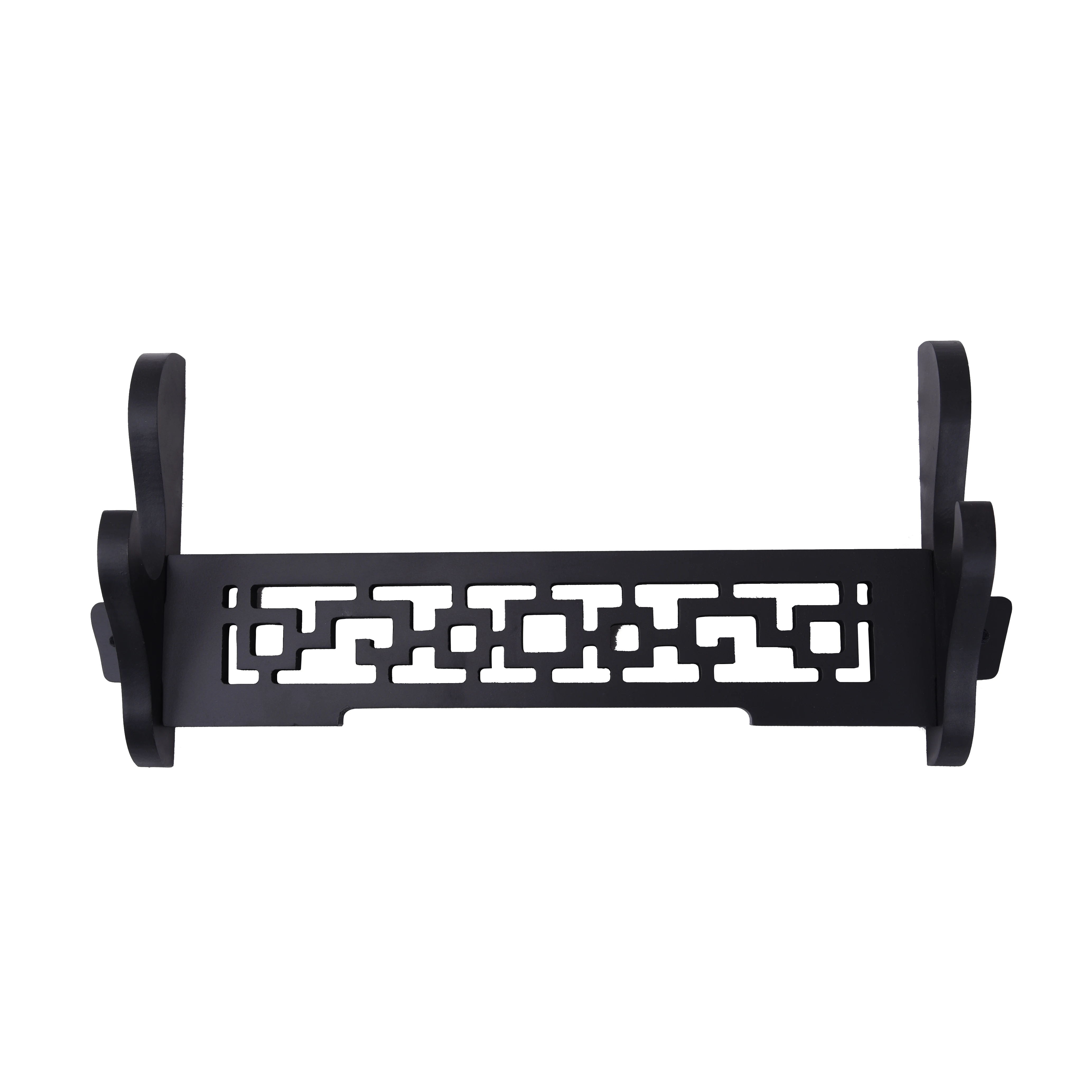 Wall-mounted single layer sword stand Wooden Sword Stand for Decoration