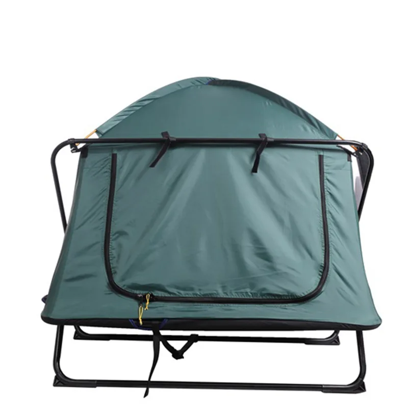 2024 factory direct sales outdoor double tent rainstorm off the ground sunscreen camping must-have fishing portable tent