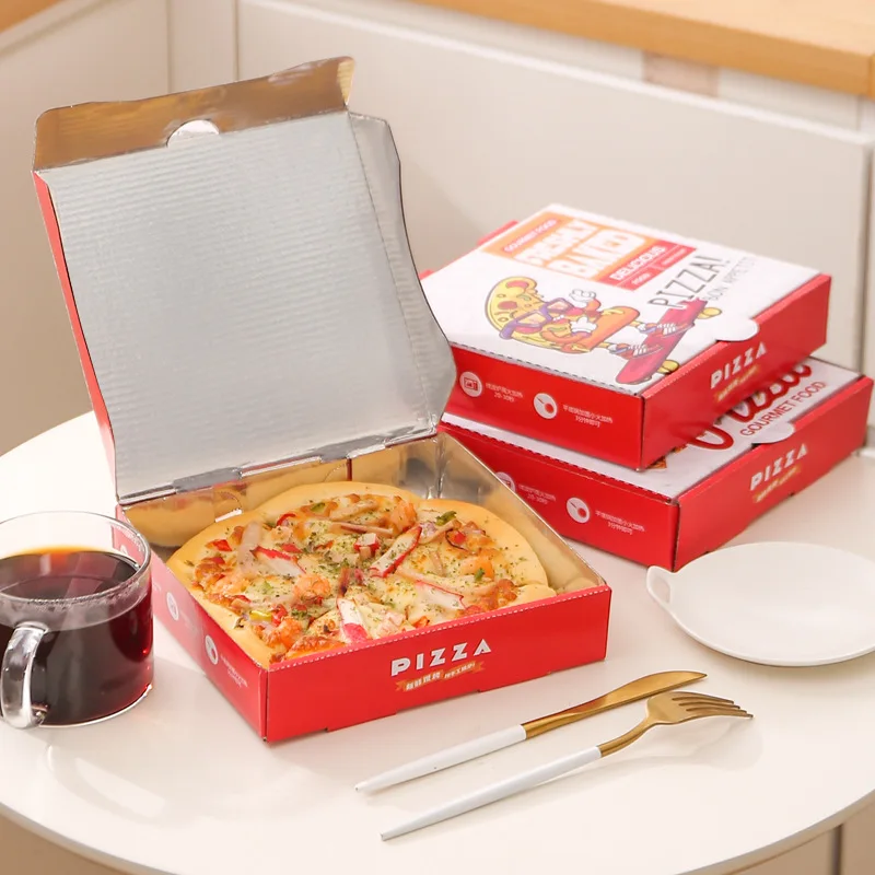 New Design Pizza Box made of Aluminum Foil Pizza Box Pizza Container