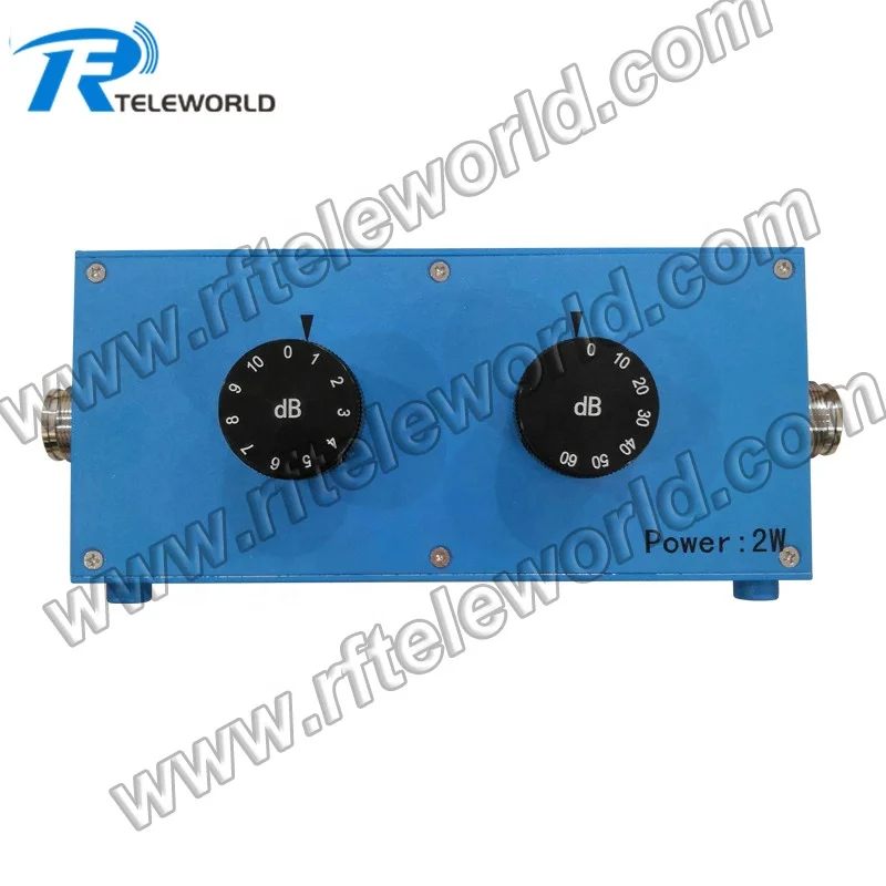 50ohm 3GHz 4GHz 6GHz 70dB 100dB 4.3-10 adjustable attenuator