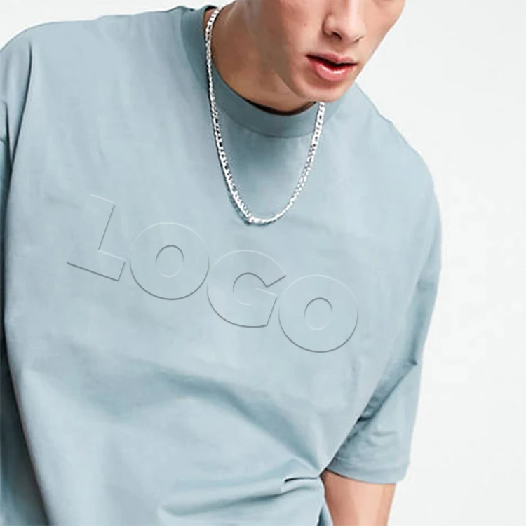 Оптовая продажа дизайнерская футболка большого размера с принтом Мужская одежда хлопковые футболки пользовательским логотипом и тисненым для мужчин