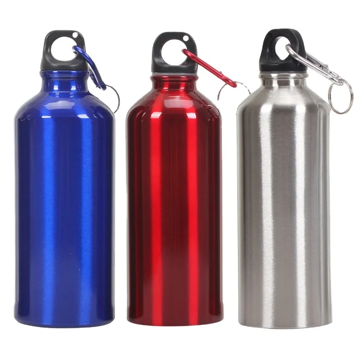 supplier RUIPACK OEM Customized outdoor sport aluminium water bottle for promotion with carabiner