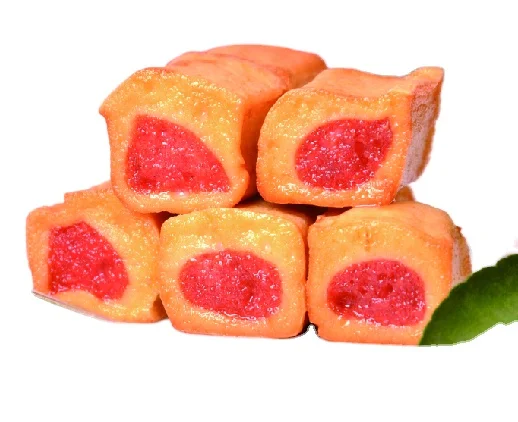 
Wholesale high quality delicious frozen food Golden Fishball 