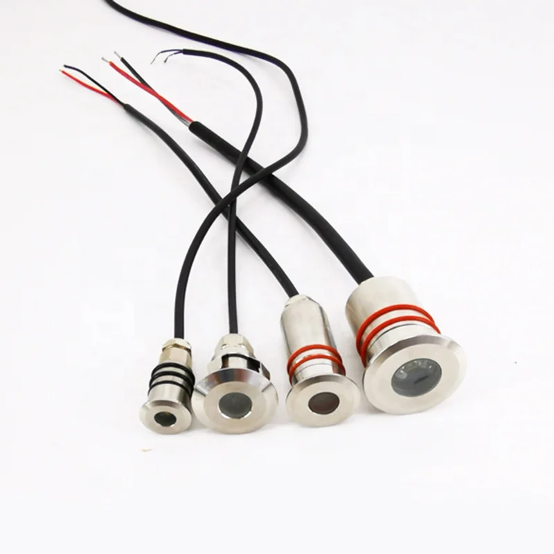 China Manufacturer IP68 Led Underwater Light 12v for Swimming Pool dia10mm 15mm 22mm 25mm mini led pool lamps