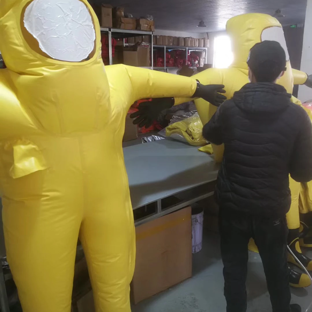 Heavy duty chemical rubber full body suit
