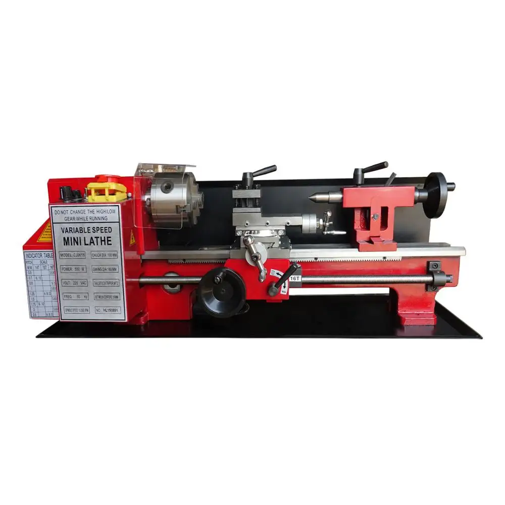 metal lathe machine with CE CJ0618 spindle bore 32mm