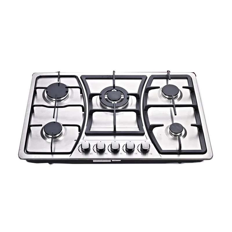 Best Sale Stainless Steel 5-Burners Countertop Burner Cooker Gas Cooking Stove