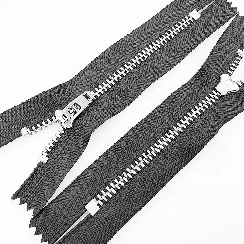 4yg Jeans Zipper 4YG Metal Zipper 4.5YG Brass Zipper Close End Semi Lock Slider Stainless Steel Anti Brass Zip For Pants