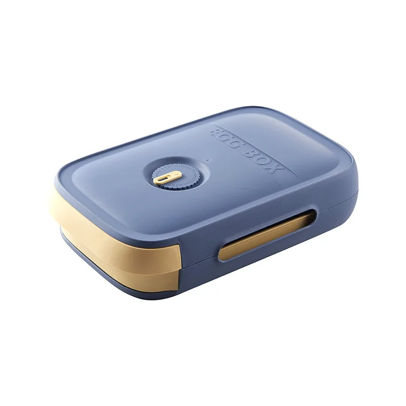 Refrigerator convenient plastic kitchen food egg holder with lids food fridge food-grade containers wholesale storage box