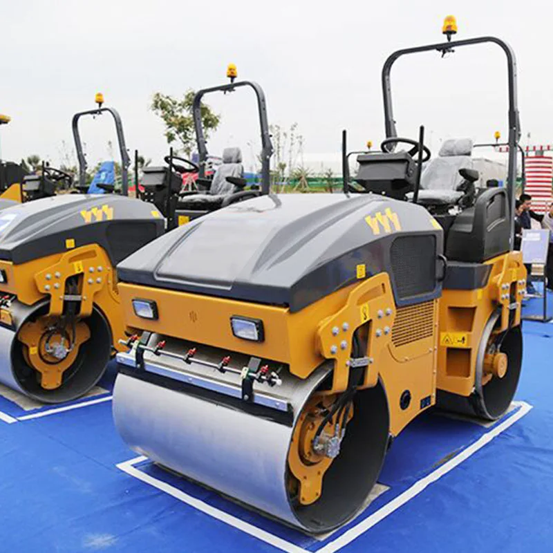 Road Machinery 1.7t XMR170 1000mm Compacting Width Mini Double Drum Road Roller