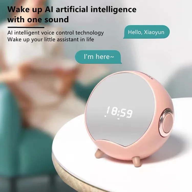 Умный беспроводной динамик офисный Настольный Мини Голосовое управление AI высокое качество звука небольшой стерео многофункциональный мобильный телефон