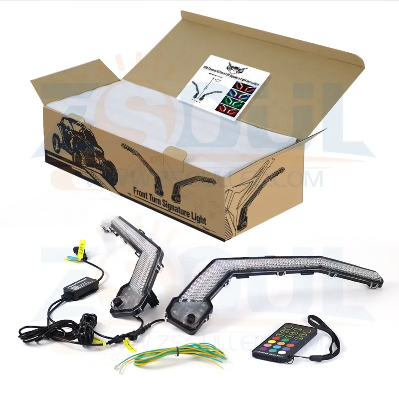 Factory Price IP67 UTV Auto Parts Accessory Front Turn Signal Light  For Can-am maverick x3 2017 2018 2019 Led Accent Light