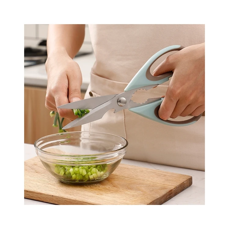 High Quality Household Kitchen Scissors Strong Stainless Steel Kitchen Scissors With Cover