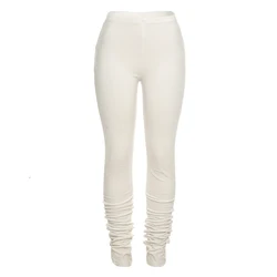 Новые осенние повседневные однотонные штаны-карандаш K21P06006, трикотажные облегающие эластичные Универсальные леггинсы, женские брюки