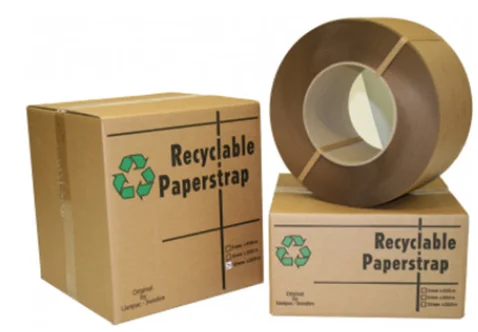 9mm Eco-friendly Kraft Paper Strapping Band Used for Automatic Strapping Machines