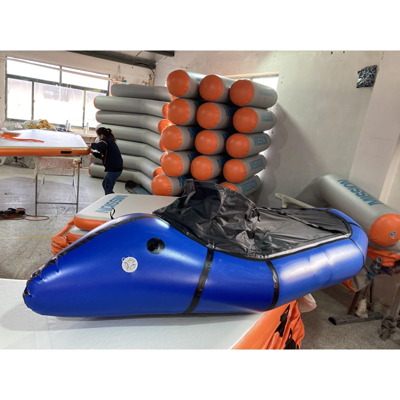 Lightweight Inflatable TPU rowing boat white water packraft lightweight