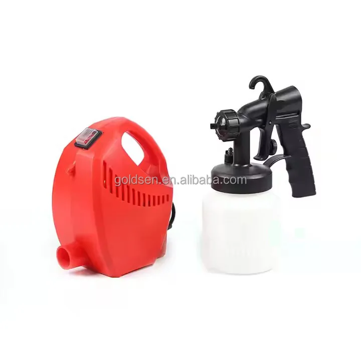 110v 220v 650W Floor Based HVLP Cordless Electric Power Paint Spray Gun with 800ml Cup Easy Spraying for Painting Home Wall Cars
