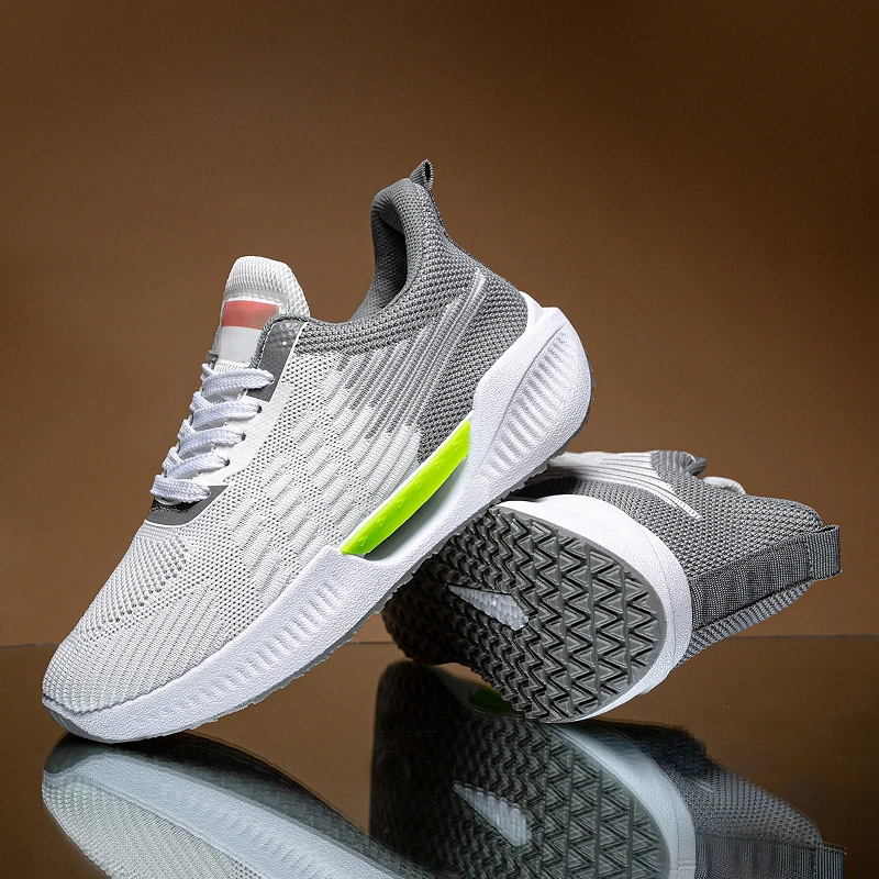 Adit Men And Women Causal Trendy Shoes Unisex Breathable Trendy Sports Men Running Fly Knit  Male Sneaker Walking Style Shoes