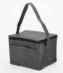 Reusable Outdoor Party Picnic Foods Drink Beer Fruit Insulated Non Woven Aluminium Foil Cooler Bag