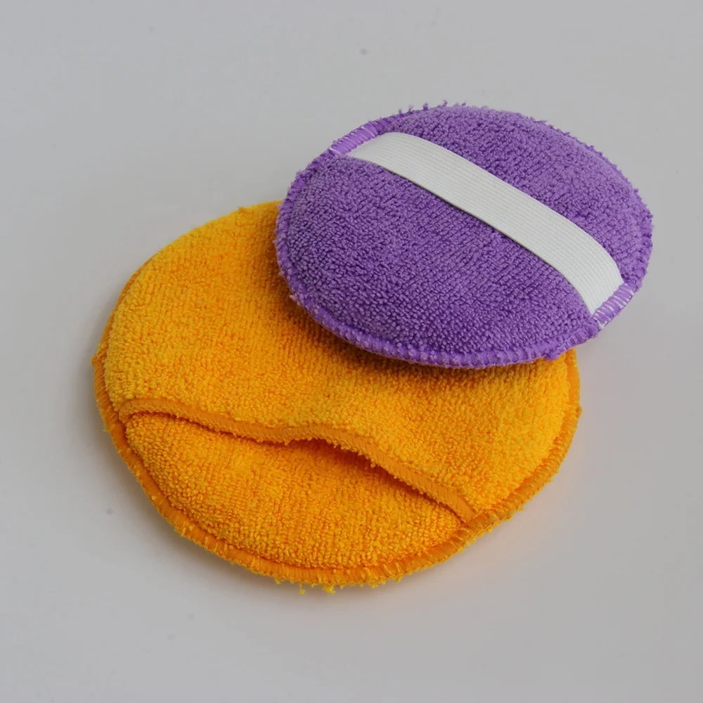 Hot Selling Car Detailing Polish Wax Microfibre Applicator Pad