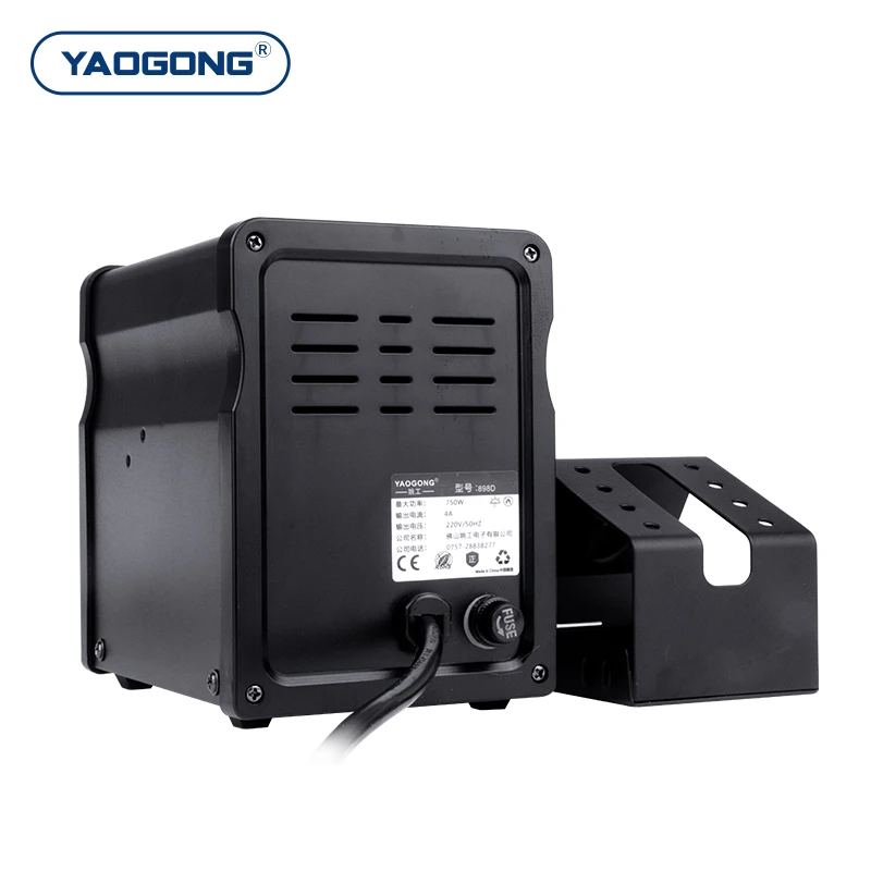 YAOGONG 898D two in one hot air SMD machine  soldering station  estacion de calor y soldadur 750 watts Electric soldering iron