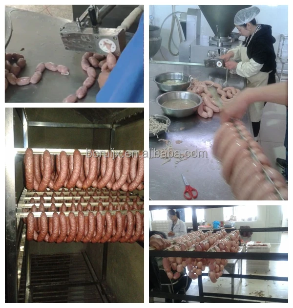 Factory hot sale Commercial Electric automatic Vacuum Sausage Filler stuffer filling and tying stuffing and twisted machine