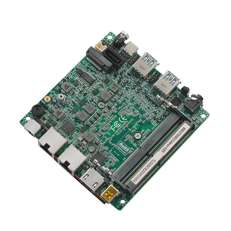 Piesia Mini Nuc Motherboard 11th I5-1135G7/I7-1165GG7 2*DDR4 64GB HDMI2.0 4K 2*LAN Industrial Motherboard for Robot Control