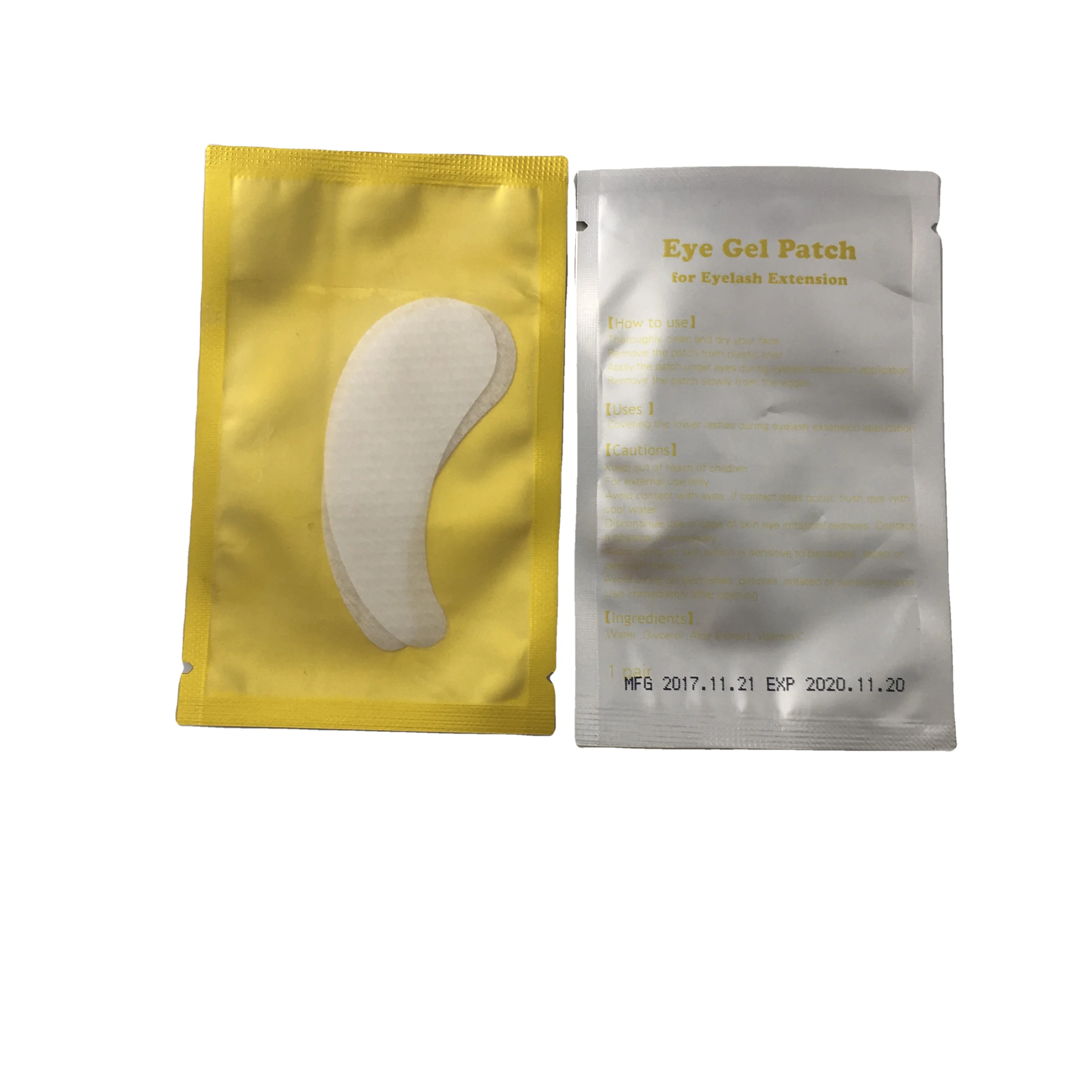  OEM private logo all size eye gel patch for eyelash