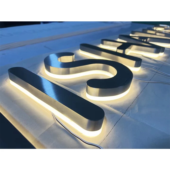 Electronic signs illuminated advertising letters led  illuminate customized logo large 3D letters