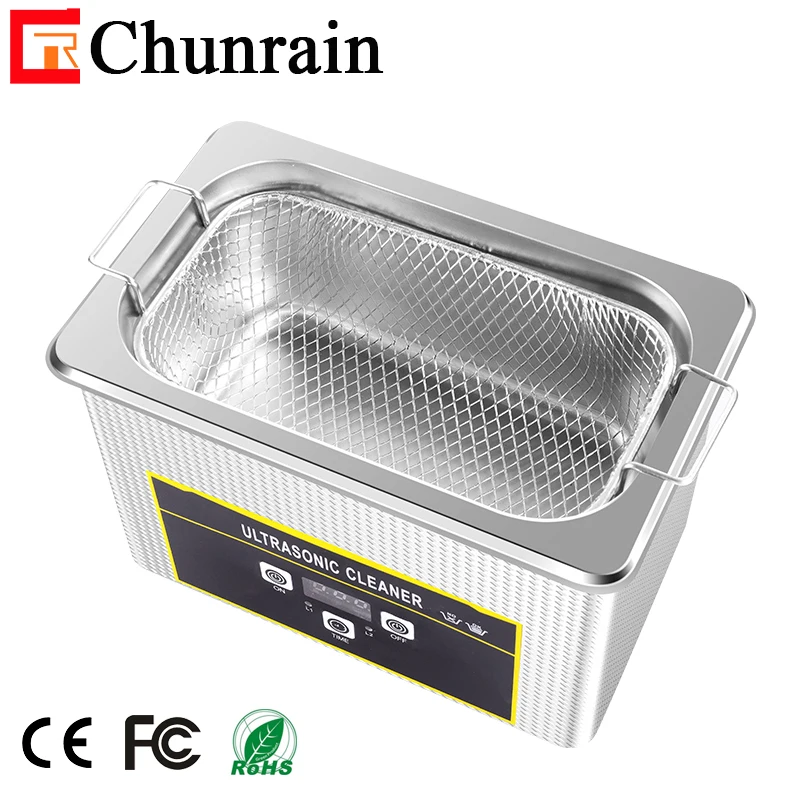 Digital Ultrasonic cleaner For Jewelry Watches Rings Eyeglass Frames CR-008 0.8L 35W 42KHZ