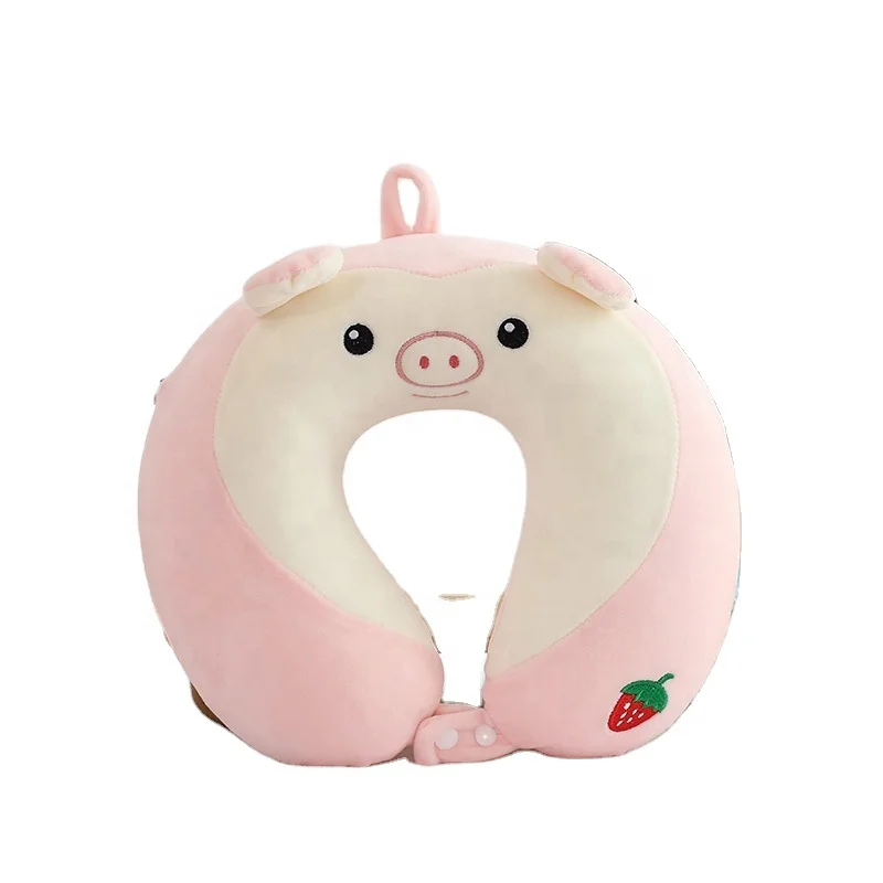 U Shape Neck Cushion Travel Comfortable Pillow Office Air Cushion Airplane Driving Nap Support Head Rest