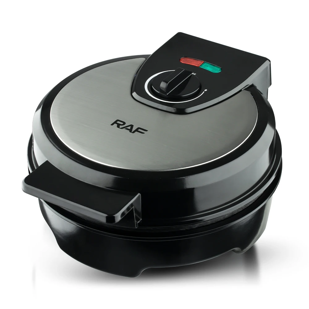 2023 Hot Selling Kitchen Appliances Round Non-stick Waffle Maker 1000W Sandwich Maker Nutritional Breakfast Maker