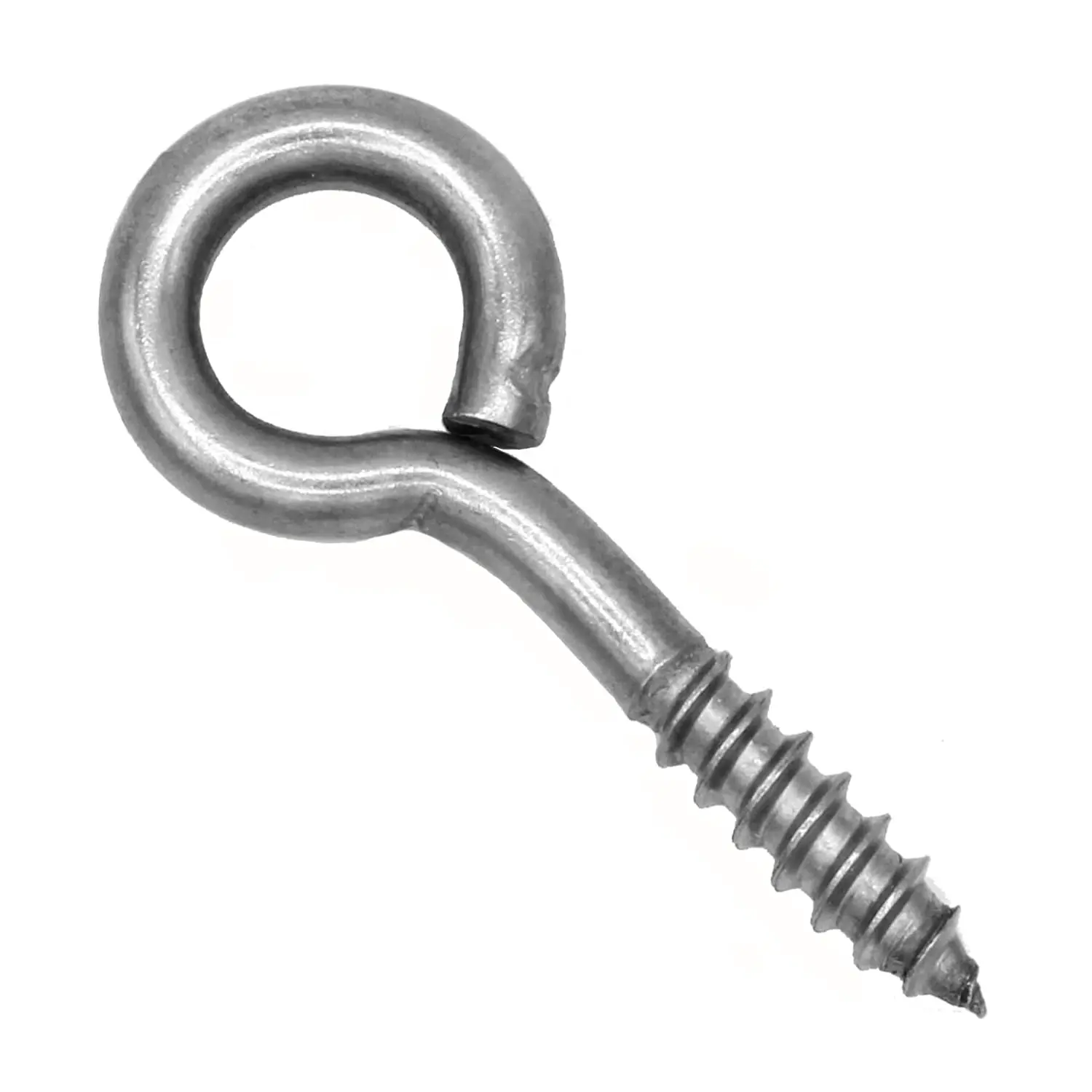 YH Screw Eyes Stainless Steel Zinc Brass Metal Bent Wire Eye Hooks Self Tapping Screw with Lag Thread