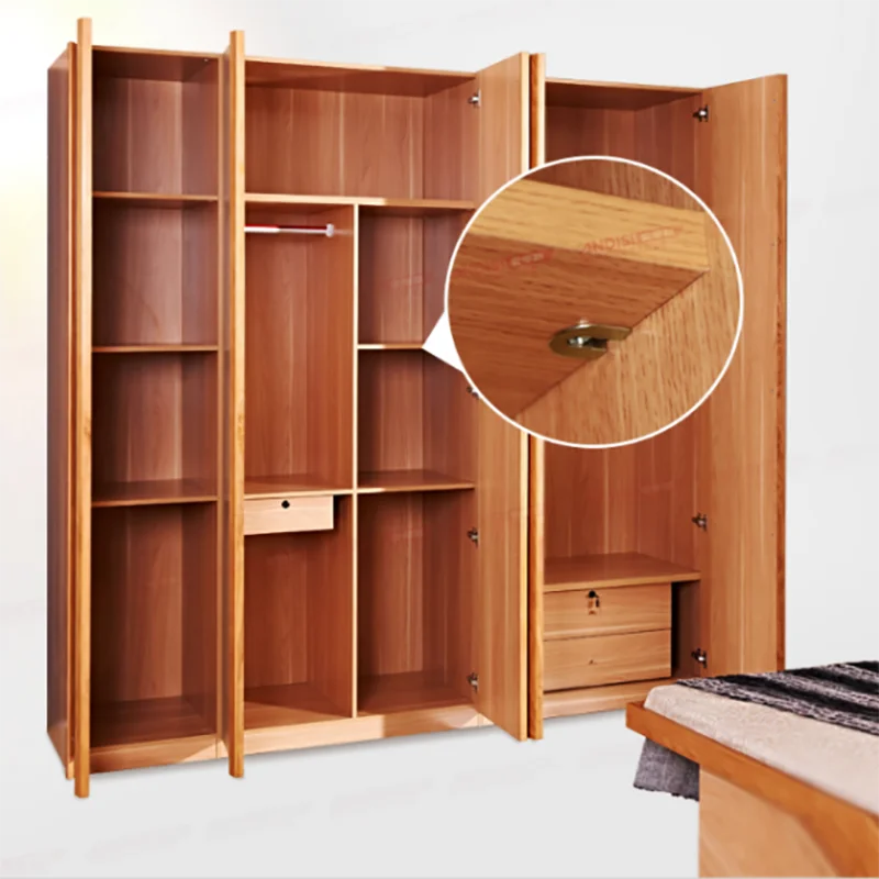 3 in 1 Invisible Wardrobe Board Connector Shelf Support Fitting Wooden Furniture Connector