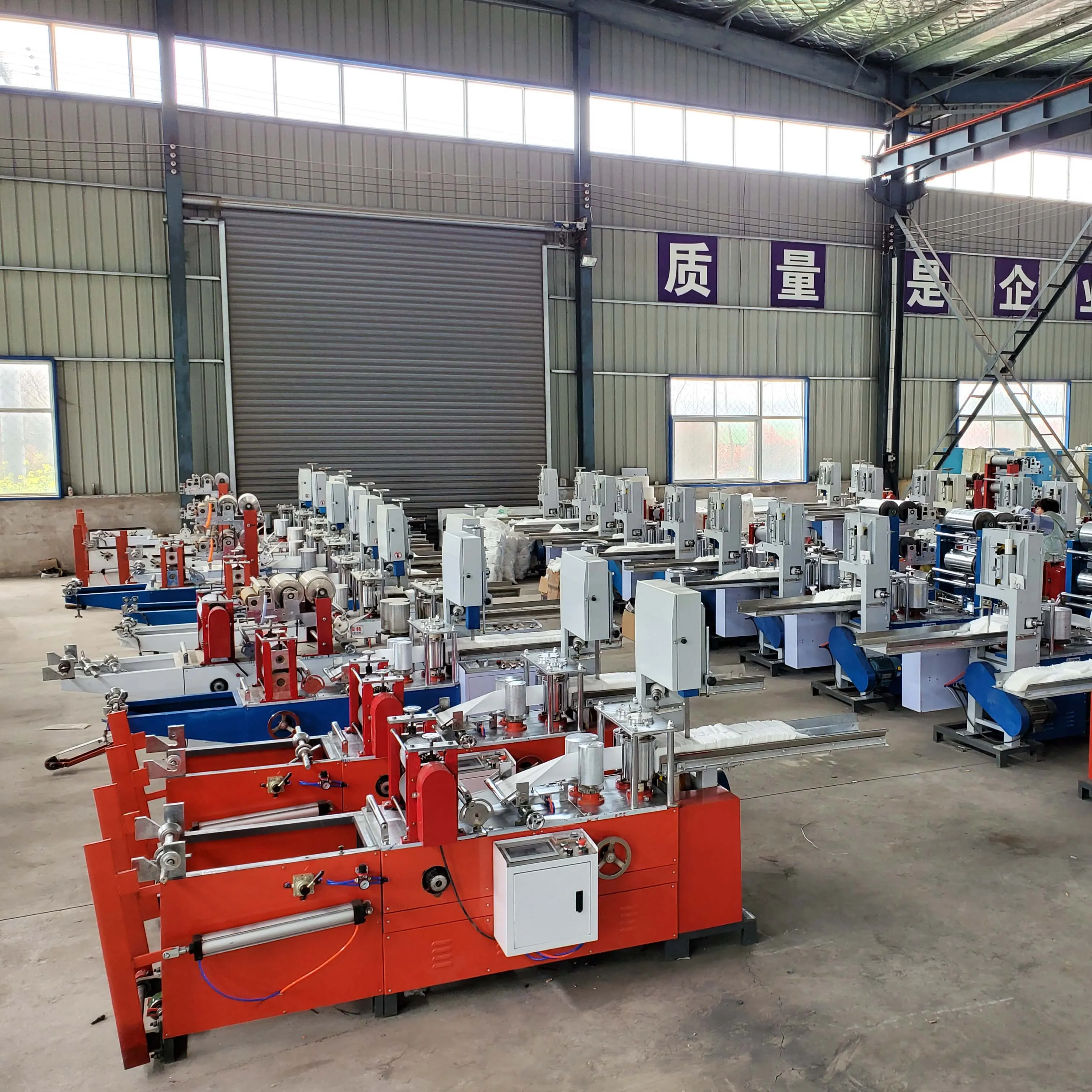 Factory Supply Low Price Automatic Tissue Paper Napkin Machine Napkin Production Machine