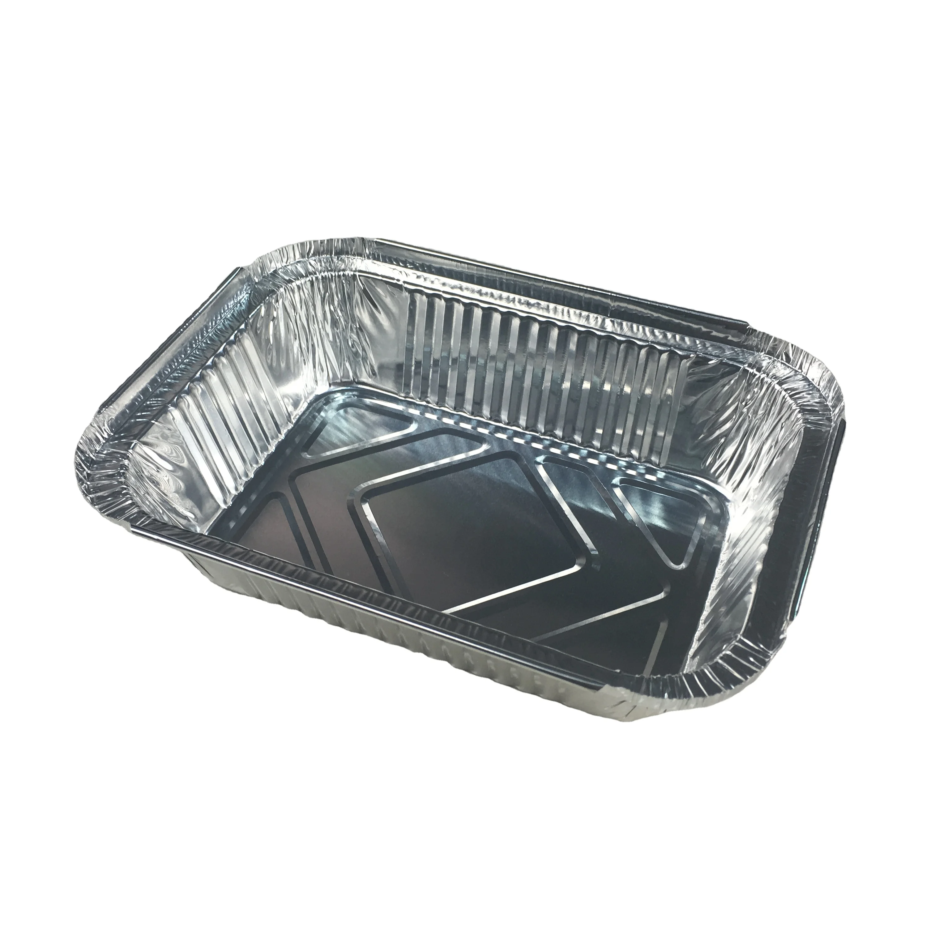 Food Grade Disposable Tin Foil Baking Pan Barbecue Box Takeaway Aluminum Foil Tableware Fast Food Container