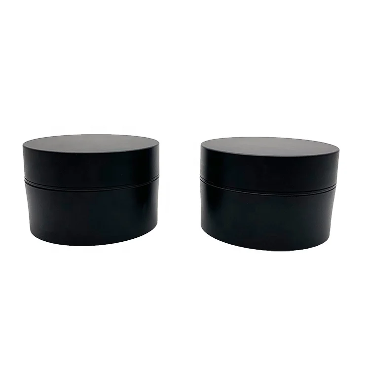 empty 60ml acrylic jar 2oz cosmetic jar cream custom hair packaging 50ml cosmetic container acrylic clay mask jar mask container