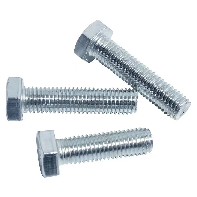 Din 931 Din 933 M8 M4 Hexagon Head Bolt Grade 4.8/ 8.8/ 10.9/ 12.9 Half Thread Hex Bolt And Nut screw