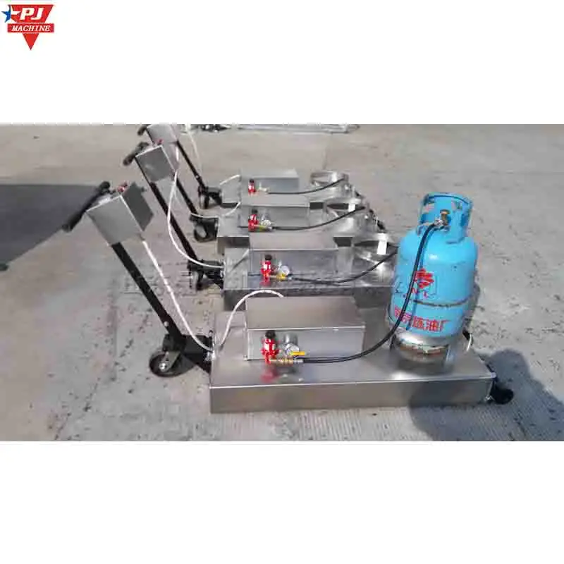 Asphalt pavement hot regeneration heating plate  Asphalt melting machine  Road pothole repair equipment is easy to operate
