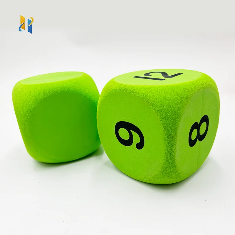 HYH Factory Wholesale Multifunction Game Props Toy Foam Cube Building Blocks Custom Size Shape Eva Dice For Kid Adults