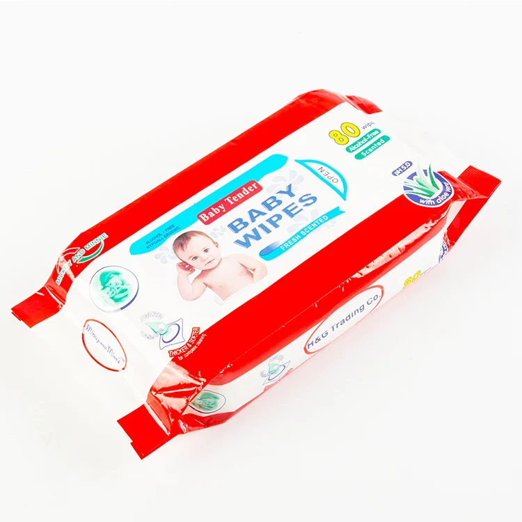 Free Samples Soft Cotton Biodegradable Baby Care Wipes Newborn Baby Wipes