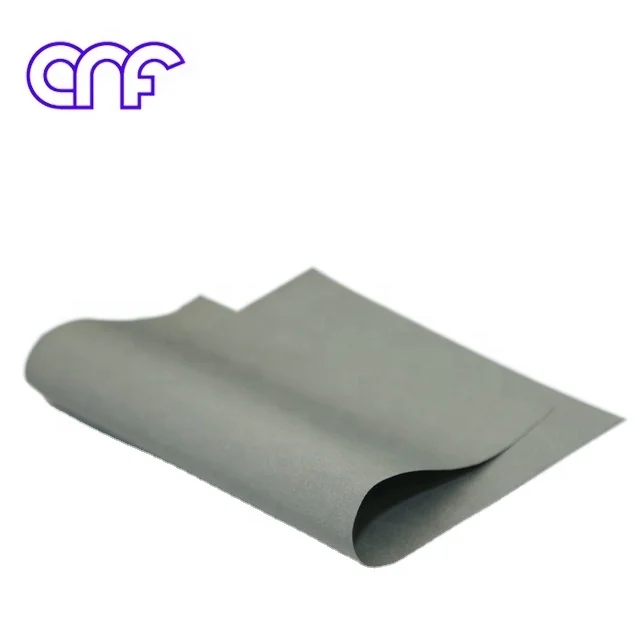 Copper Nickel Conductive Fabric with Flame Retardant hot melt Adhesive flue Blocking EMF/RFID/EMI/RF