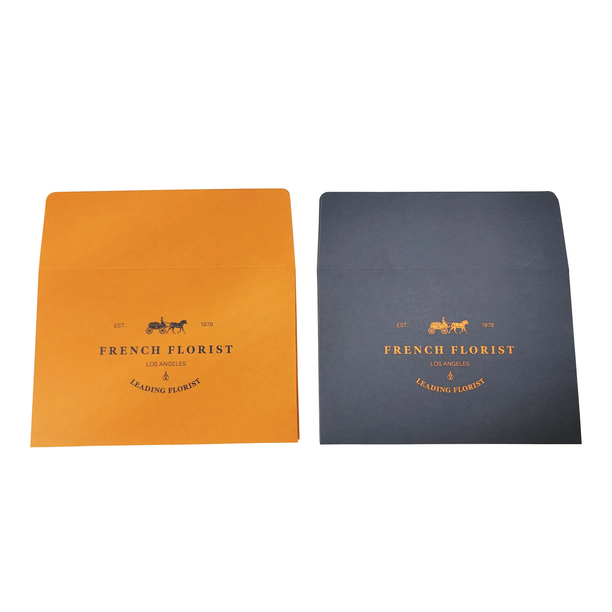 White Kraft Paper Folding rectangle Envelope with Custom printed Kraft Paper Envelope