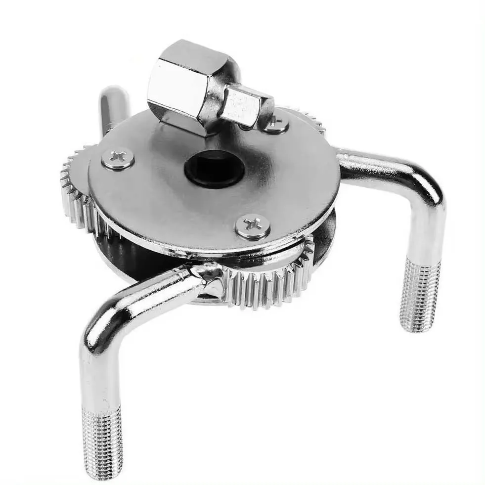 Adjustable round 3 Jaws Two-Way Oil Filter Wrench 65 to 130mm Capacity Vehicle Repair Service Tools