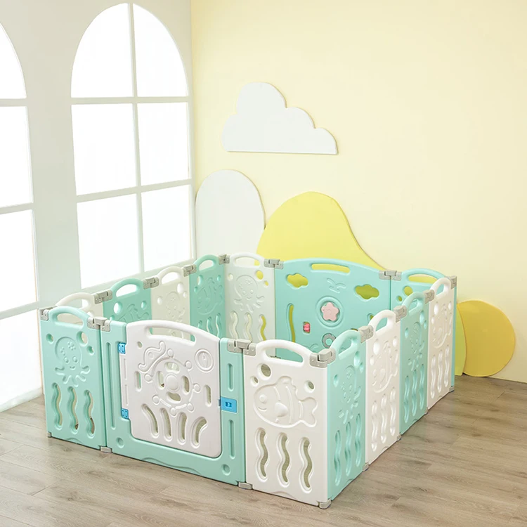 
Hot Sale Play Yard Custom Flexible Baby Folding Playpen 