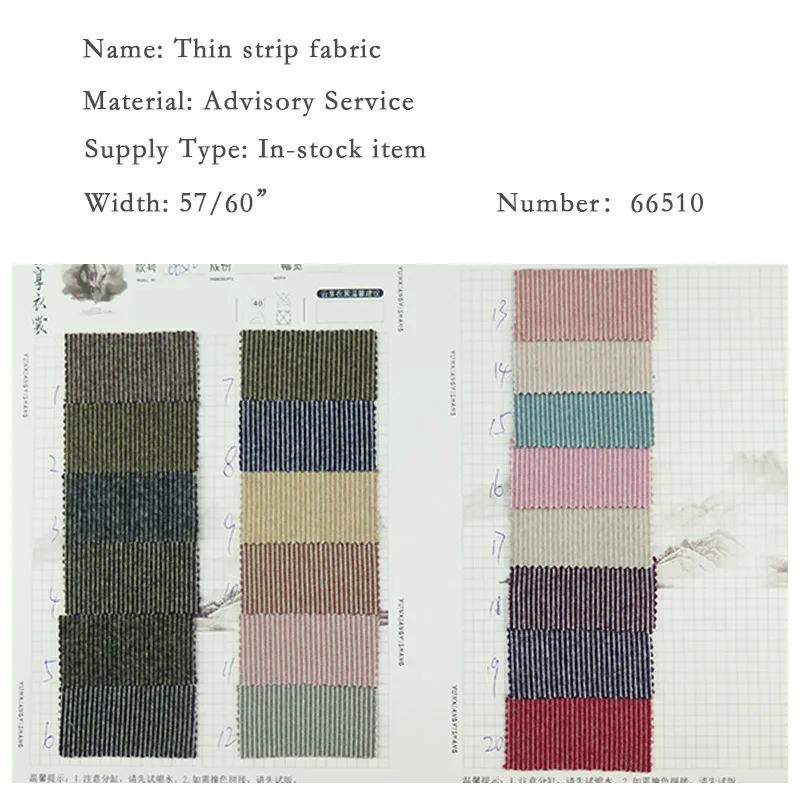 wholesale woven plain style Comfortable Thin strip fabric used for Fashion, suits, shirts, ect