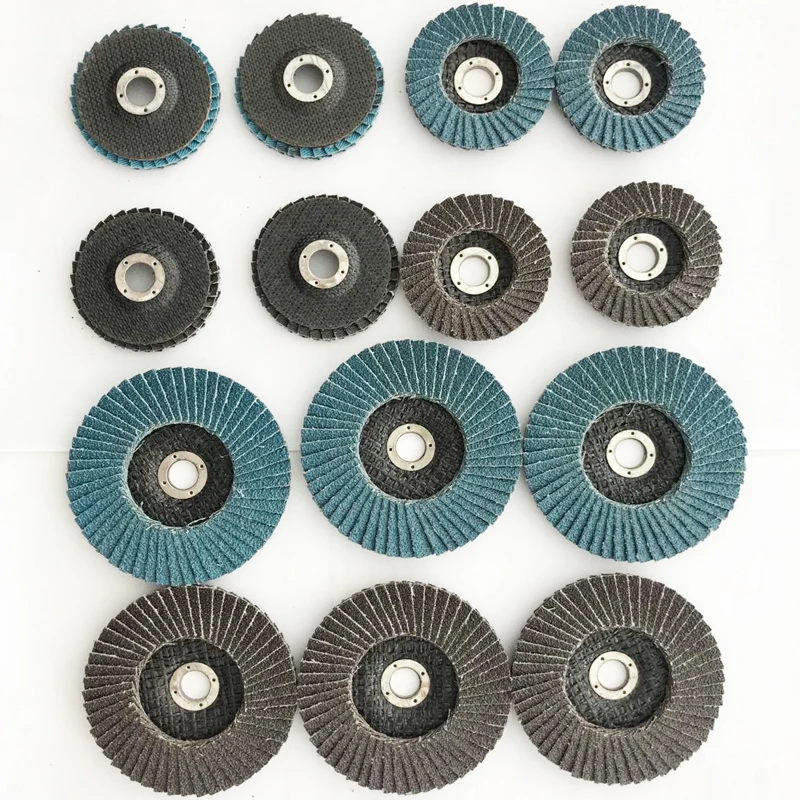 Пластиковая подложка 4,5 дюйма, кальцинированные шлифовальные диски из оксида алюминия и наждачной бумаги