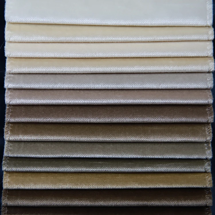 JES Fabric High Quality Cheap Curtain 100% Polyester Twill Imitation Cut Velvet Bedding Upholstery Mattress Garment Sofa