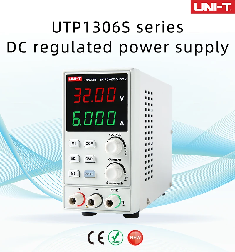 UTP1306S источник питания постоянного тока со стабилизацией напряжения с одним выходом Uni-t UTP1306S Защита от перенапряжения/тока/температуры